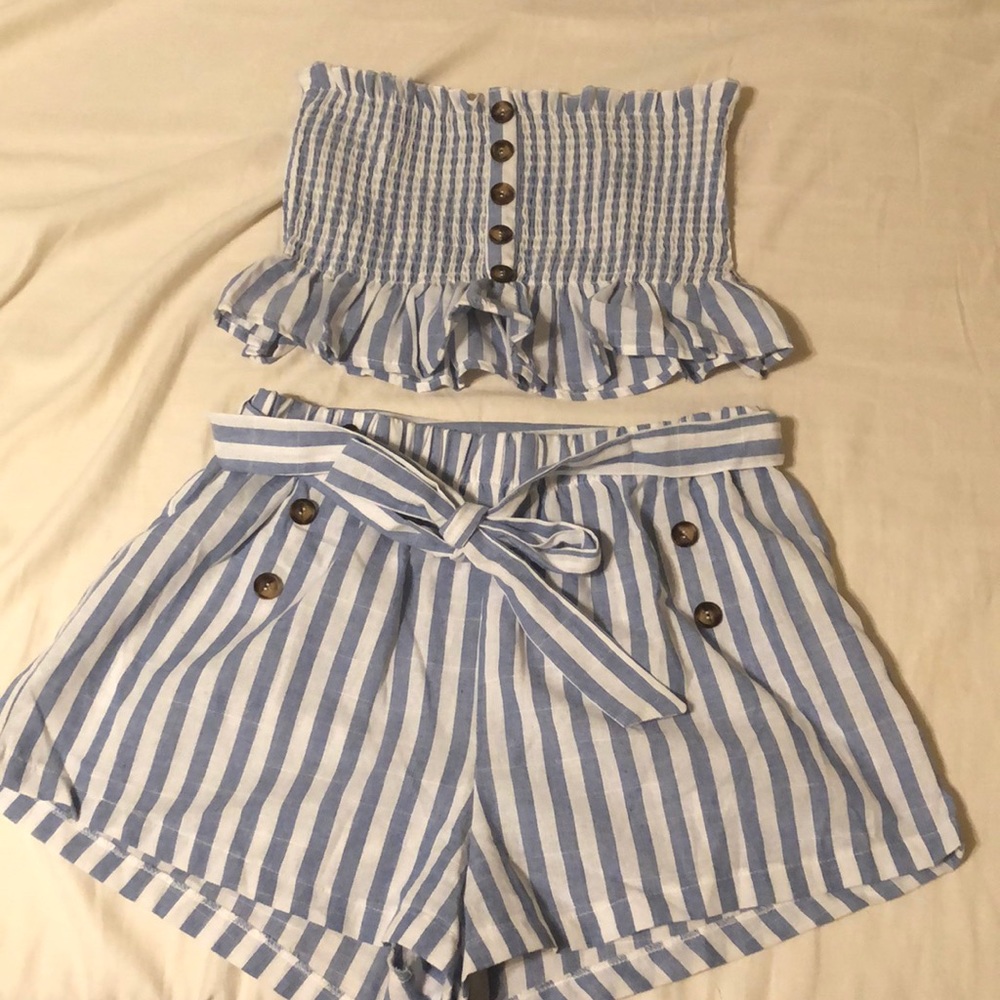 Two Piece Playsuit Set